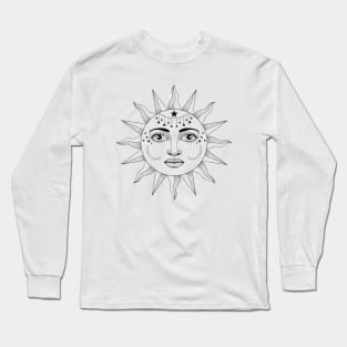 The Sun in Splendour With a Vintage Look Long Sleeve T-Shirt